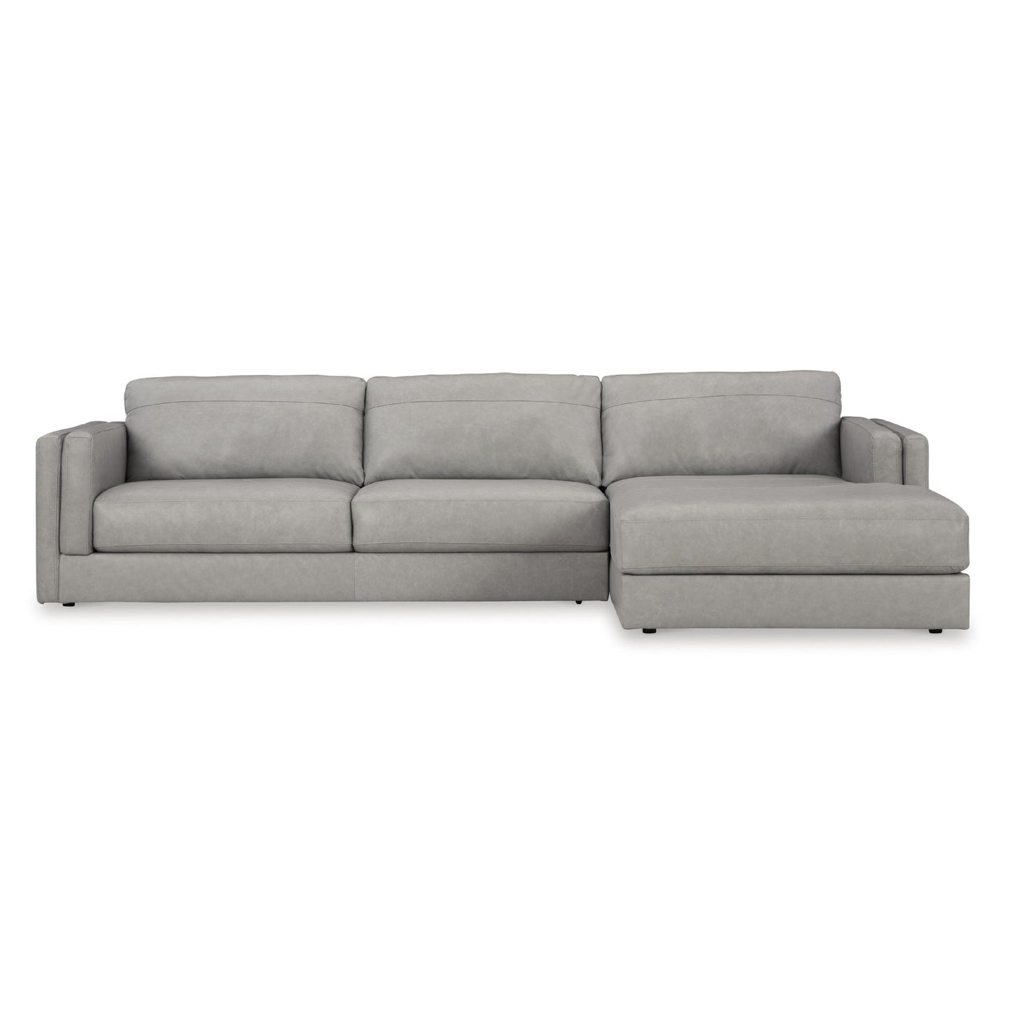 Signature Design by Ashley Amiata 57404S2 2 pc Sectional with Chaise - American Furniture of Slidell