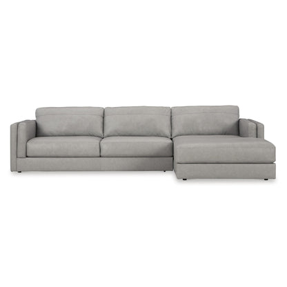 Signature Design by Ashley Amiata 57404S2 2 pc Sectional with Chaise - American Furniture of Slidell