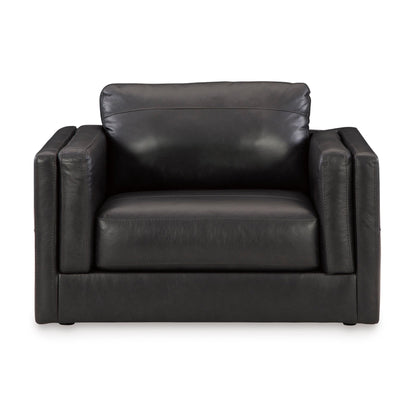 Signature Design by Ashley Amiata 5740523 Chair and a Half - American Furniture of Slidell