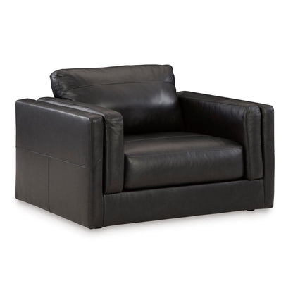 Signature Design by Ashley Amiata 5740523 Chair and a Half - American Furniture of Slidell