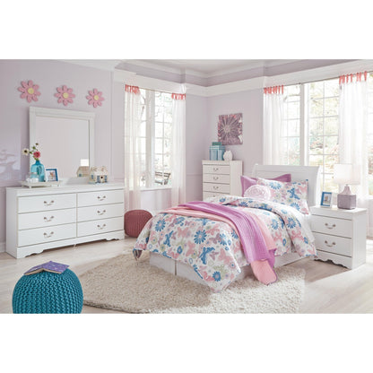 Signature Design by Ashley Anarasia B129 - 63 Twin Sleigh Headboard - American Furniture of Slidell