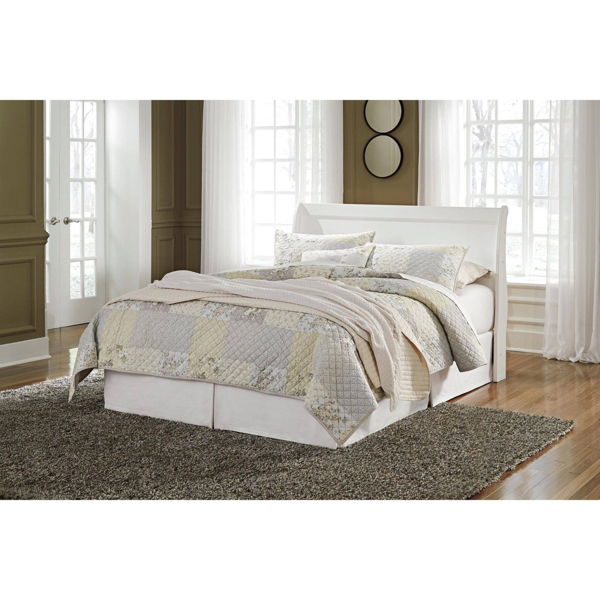 Signature Design by Ashley Anarasia B129 - 77 Queen Sleigh Headboard - American Furniture of Slidell