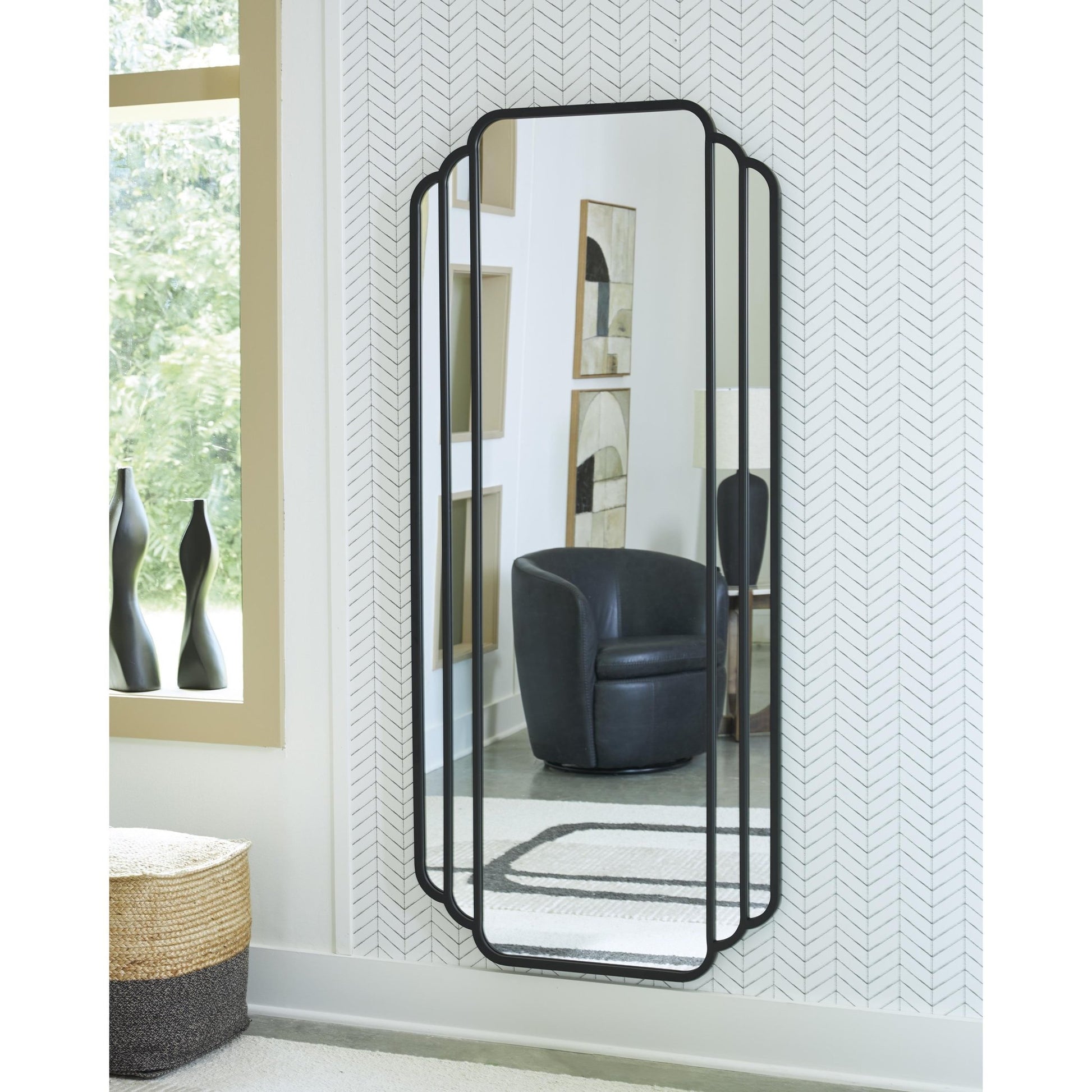 Signature Design by Ashley Antigone A8010434 Floor Mirror - American Furniture of Slidell