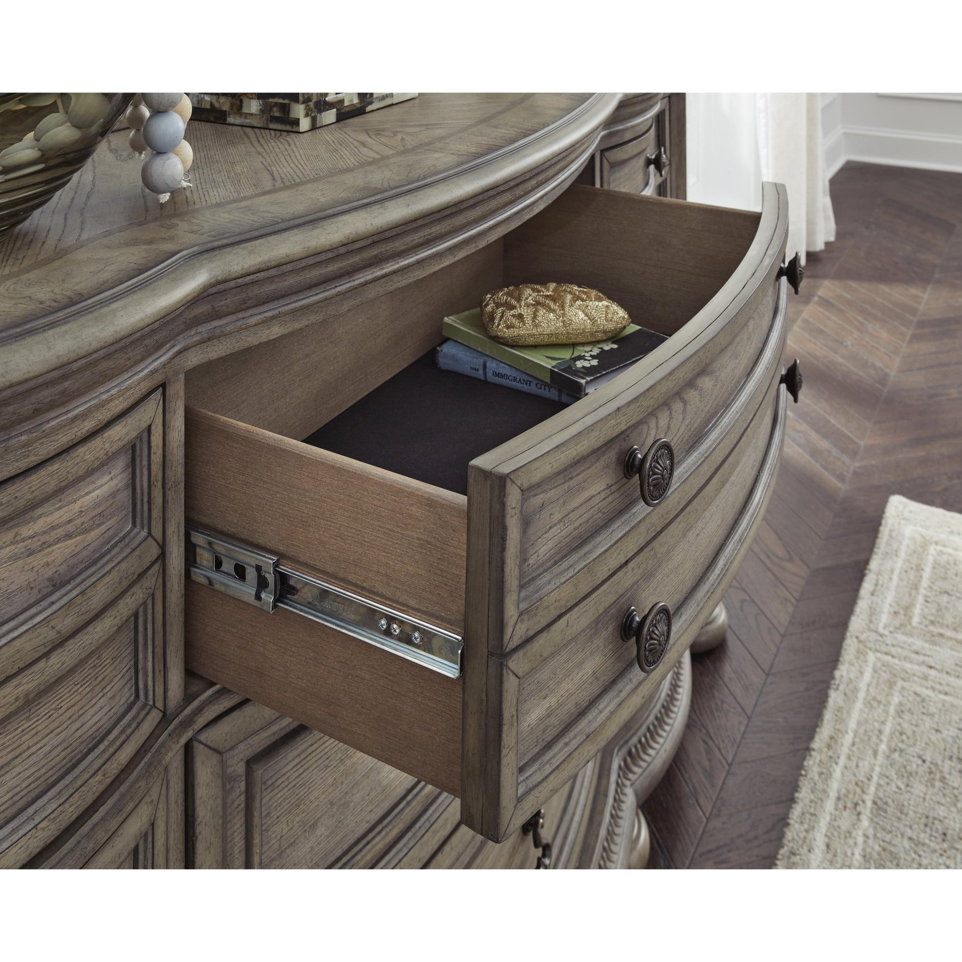 Signature Design by Ashley Ardenfield B944B1 Dresser and Mirror - American Furniture of Slidell