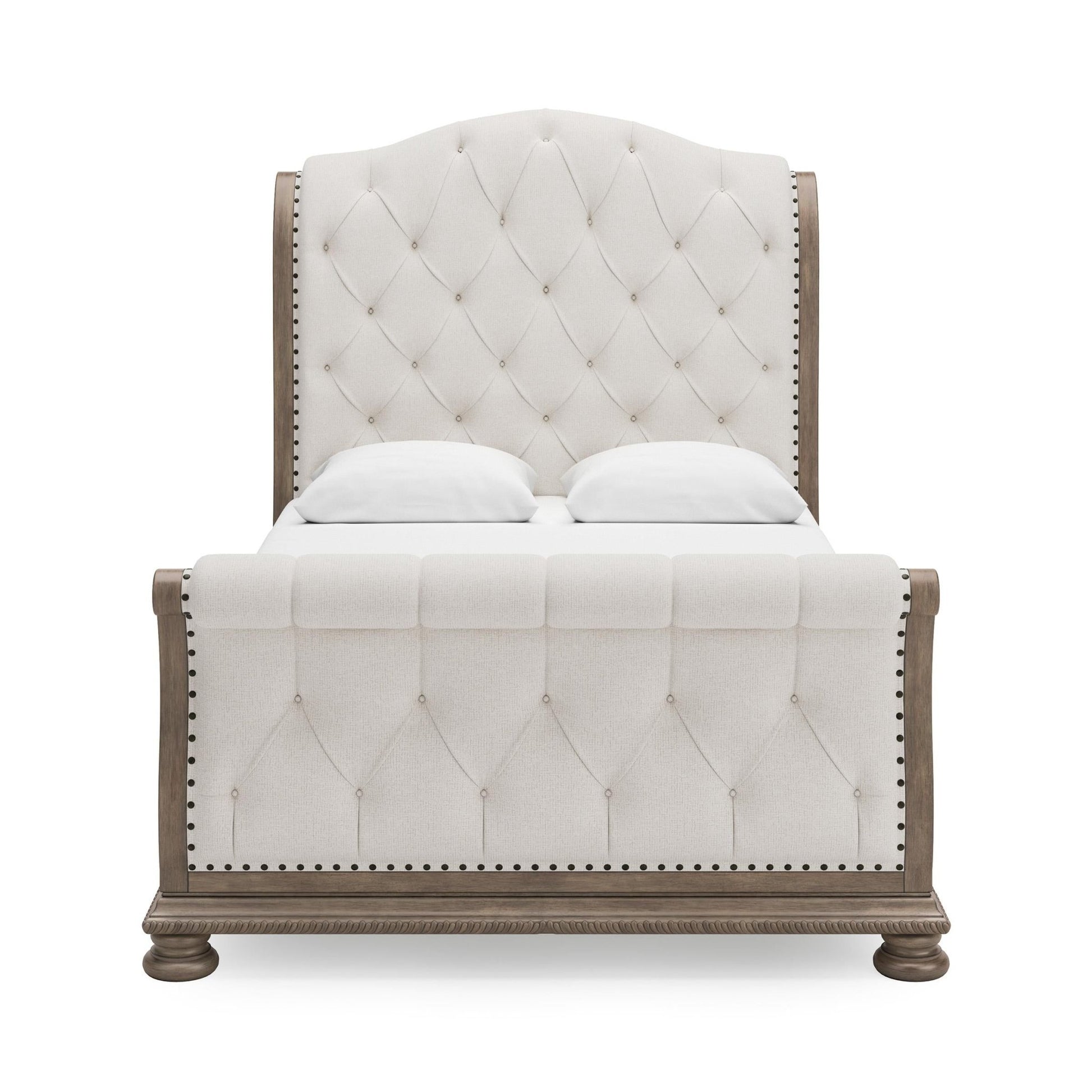 Signature Design by Ashley Ardenfield B944B2 Queen Upholstered Sleigh Bed - American Furniture of Slidell