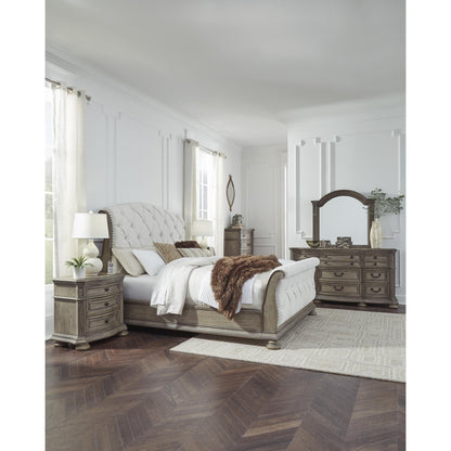 Signature Design by Ashley Ardenfield B944B4 King Upholstered Sleigh Bed - American Furniture of Slidell