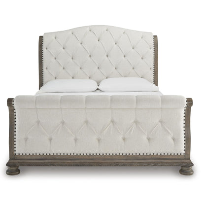 Signature Design by Ashley Ardenfield B944B5 California King Upholstered Sleigh Bed - American Furniture of Slidell