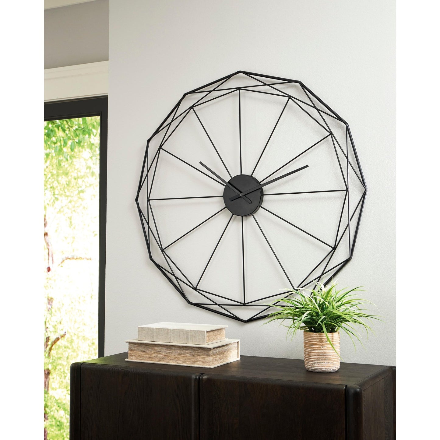 Signature Design by Ashley Arkthorne A8010429 Wall Clock - American Furniture of Slidell