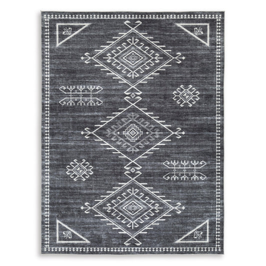 Signature Design by Ashley Arloman R405932 Washable Medium Rug - American Furniture of Slidell