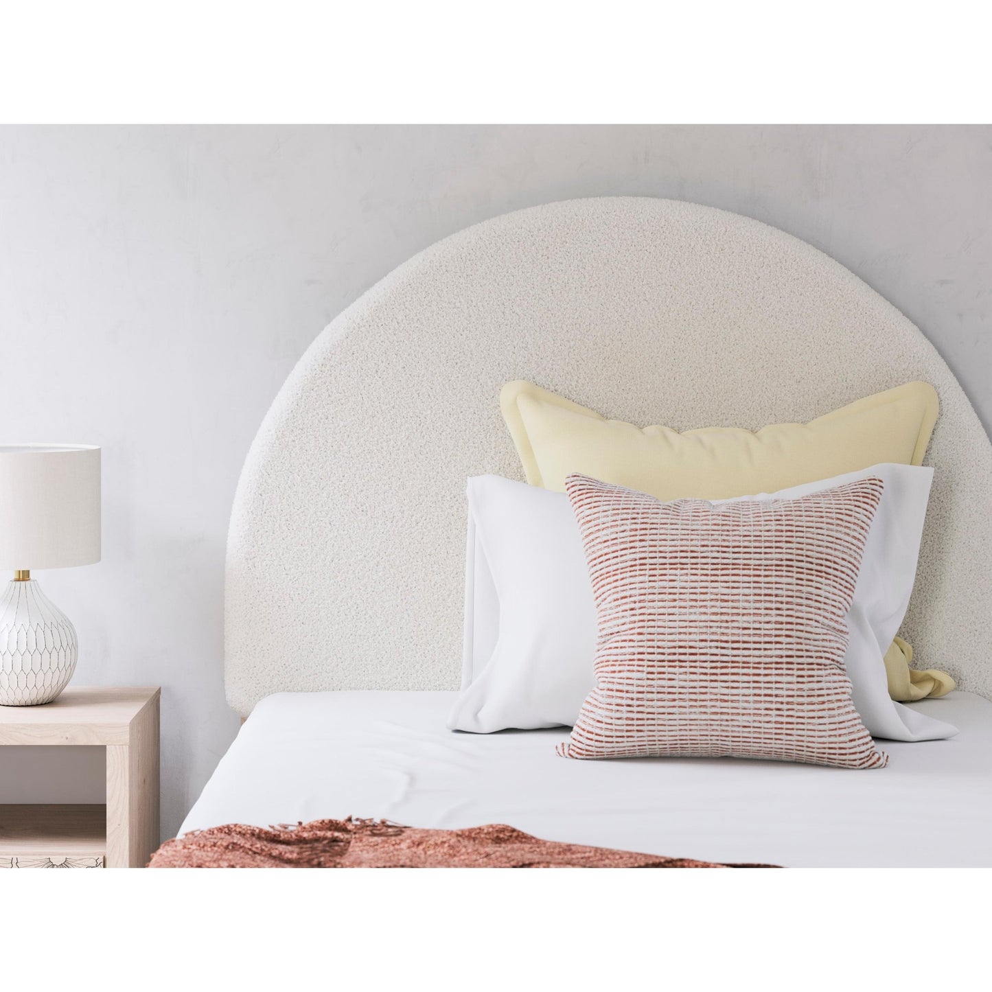 Signature Design by Ashley Arloster PCB1566 - 87 Full Upholstered Panel Headboard - American Furniture of Slidell