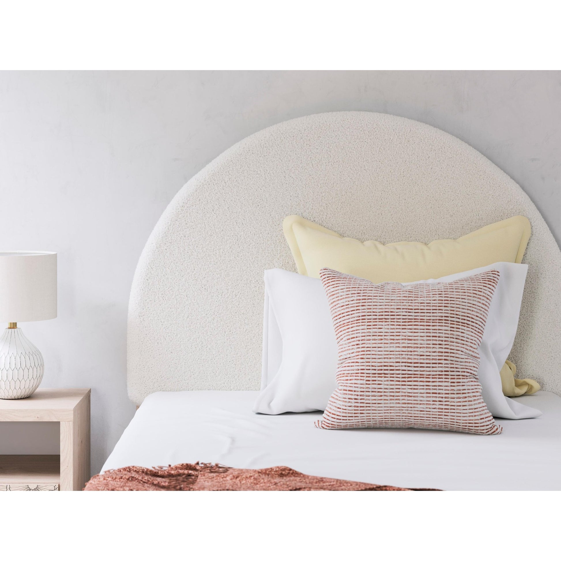 Signature Design by Ashley Arloster PCB1566 - 87 Full Upholstered Panel Headboard - American Furniture of Slidell