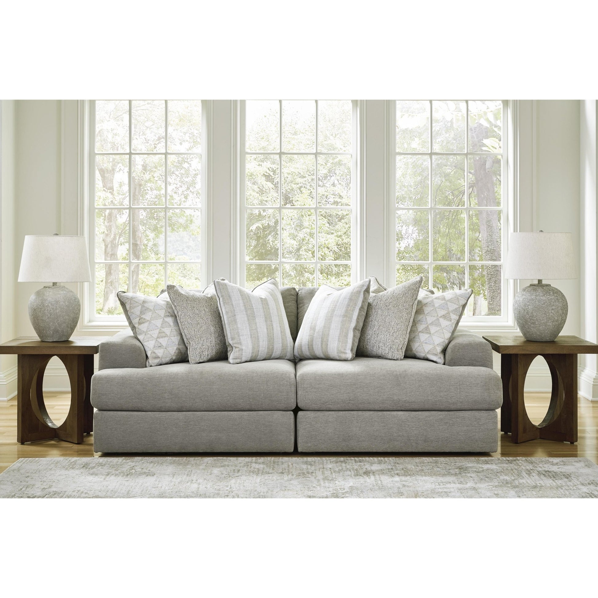 Signature Design by Ashley Avaliyah 58103S1 2 pc Sectional Loveseat - American Furniture of Slidell