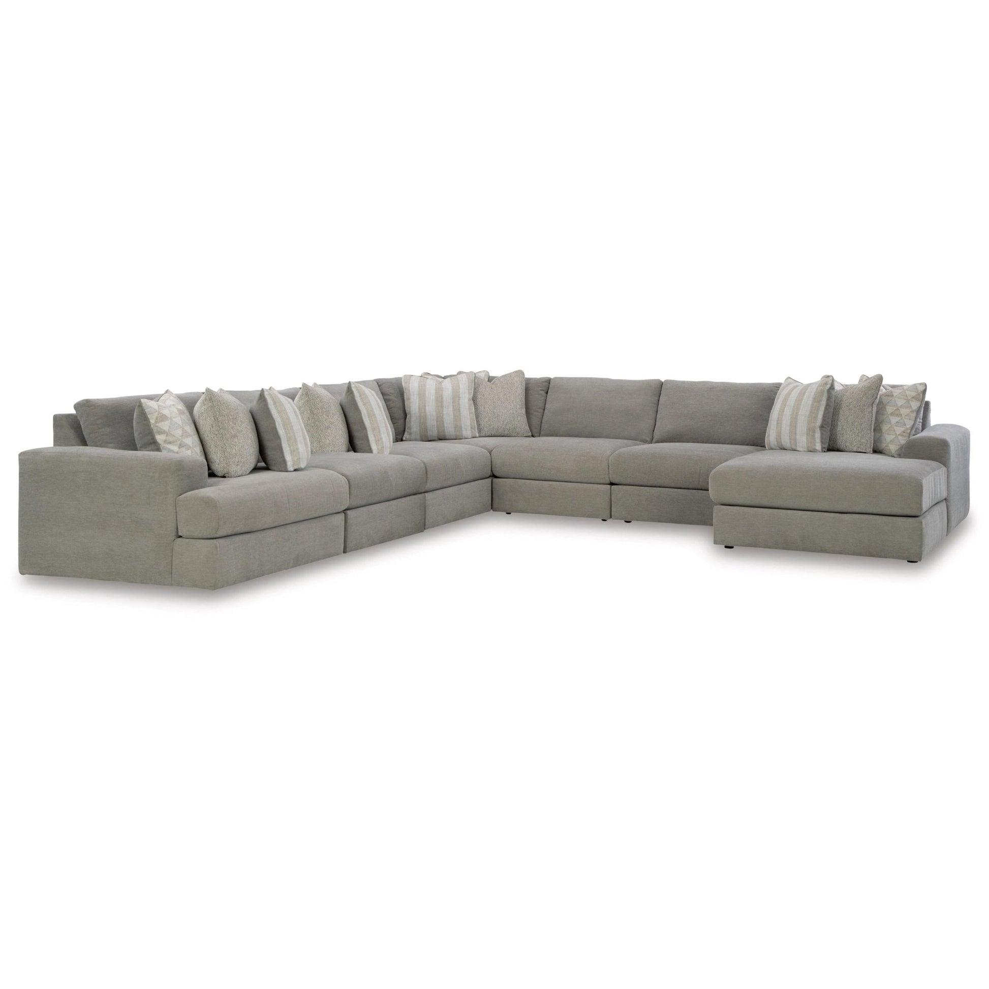 Signature Design by Ashley Avaliyah 58103S10 7 pc Sectional with Chaise - American Furniture of Slidell