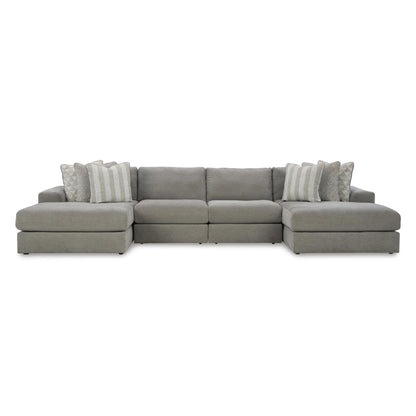 Signature Design by Ashley Avaliyah 58103S11 4 pc Double Chaise Sectional - American Furniture of Slidell