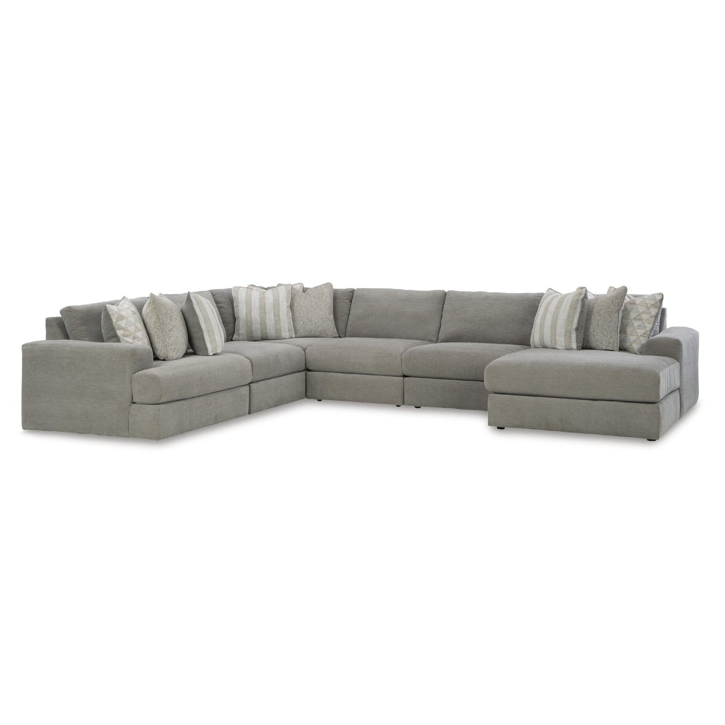 Signature Design by Ashley Avaliyah 58103S12 6 pc Sectional with Chaise - American Furniture of Slidell