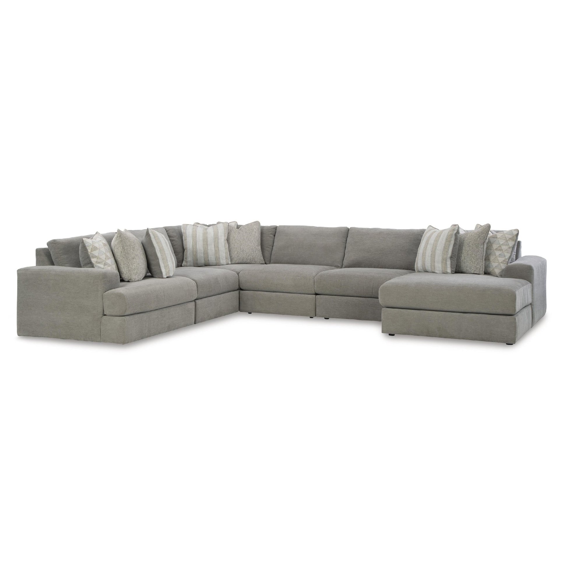 Signature Design by Ashley Avaliyah 58103S12 6 pc Sectional with Chaise - American Furniture of Slidell