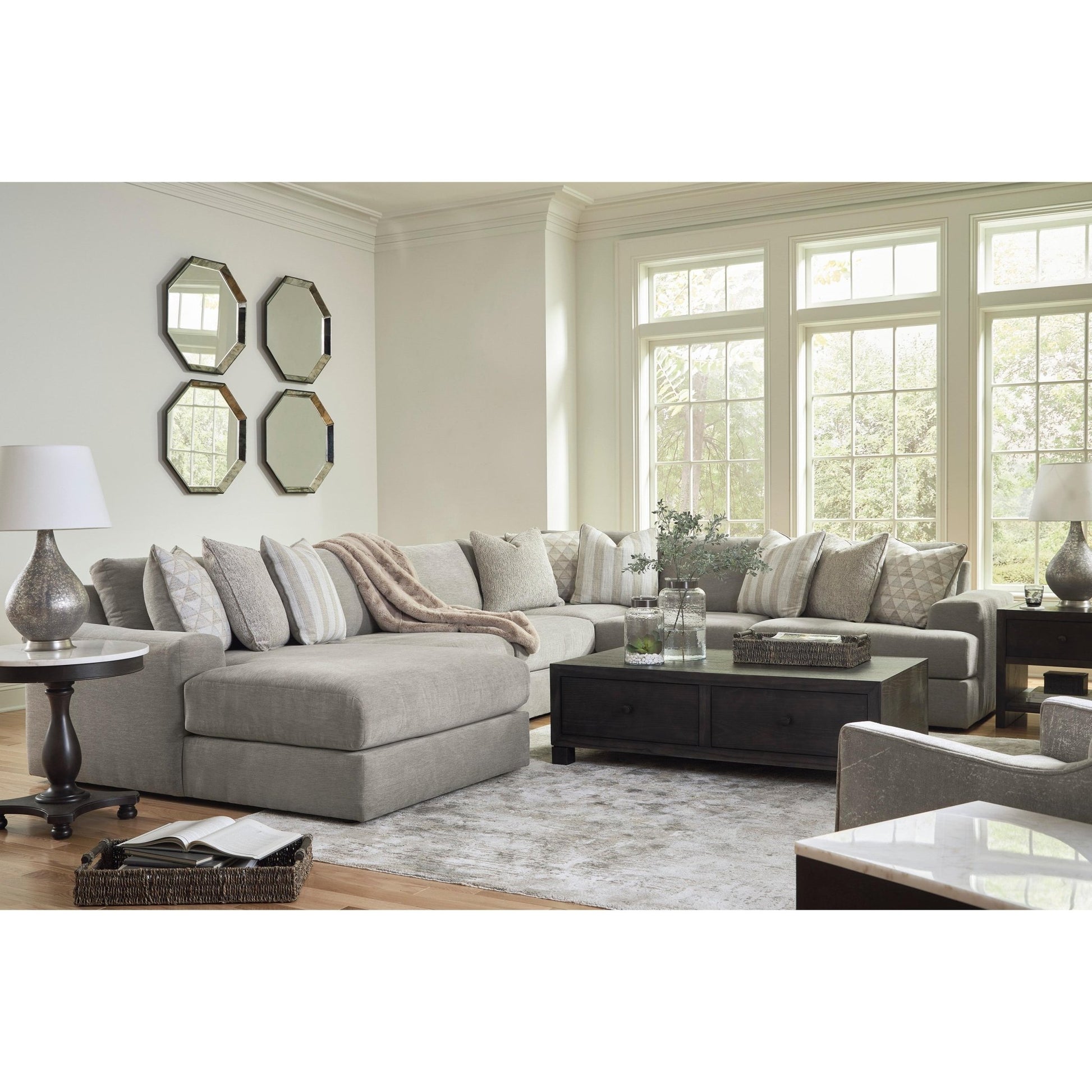 Signature Design by Ashley Avaliyah 58103S13 6 pc Sectional - American Furniture of Slidell