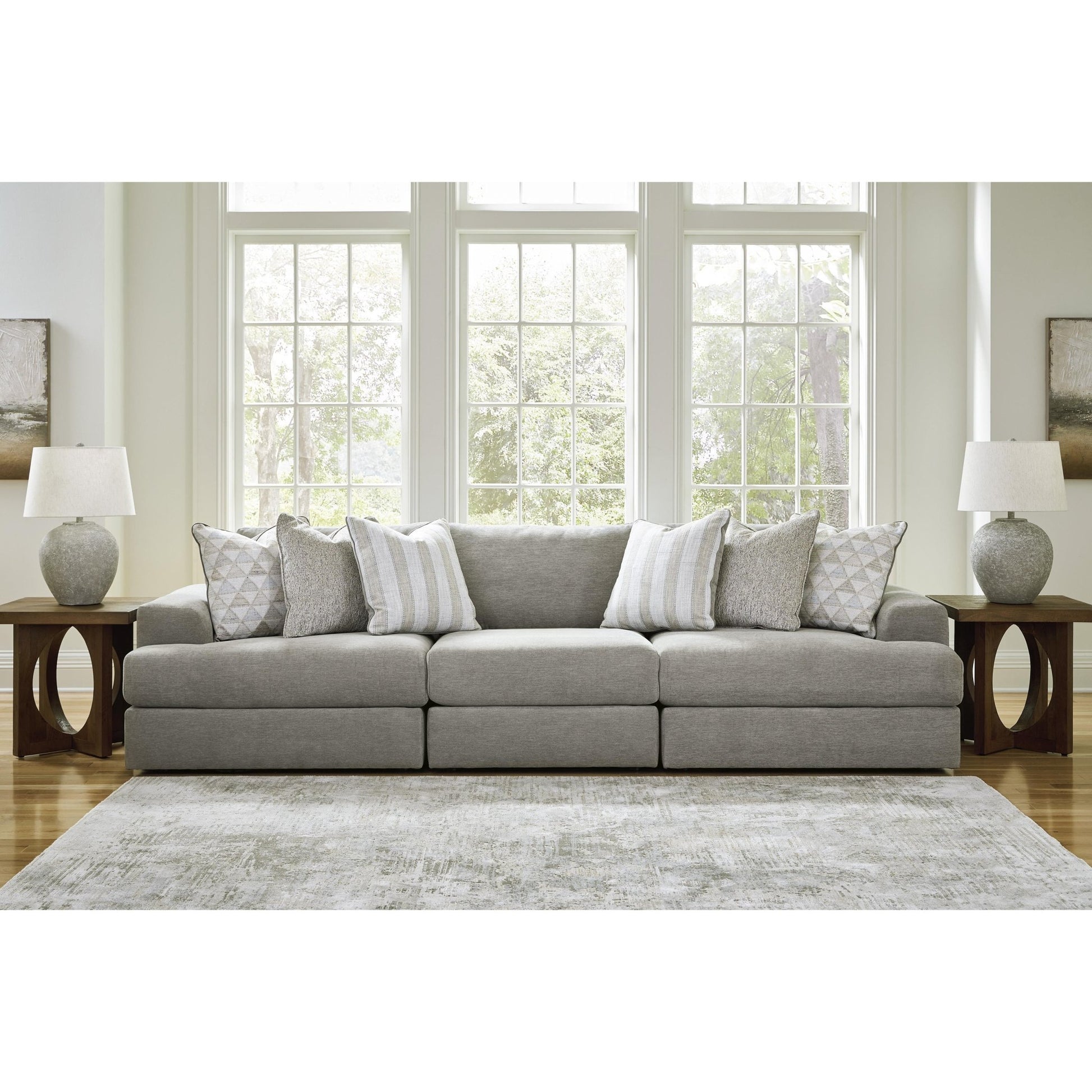 Signature Design by Ashley Avaliyah 58103S2 3 pc Sectional Sofa - American Furniture of Slidell