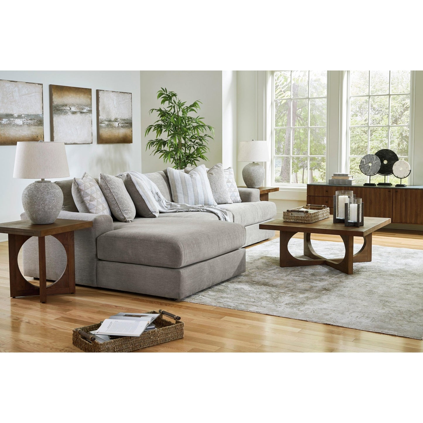 Signature Design by Ashley Avaliyah 58103S3 3 pc Sectional with Chaise - American Furniture of Slidell