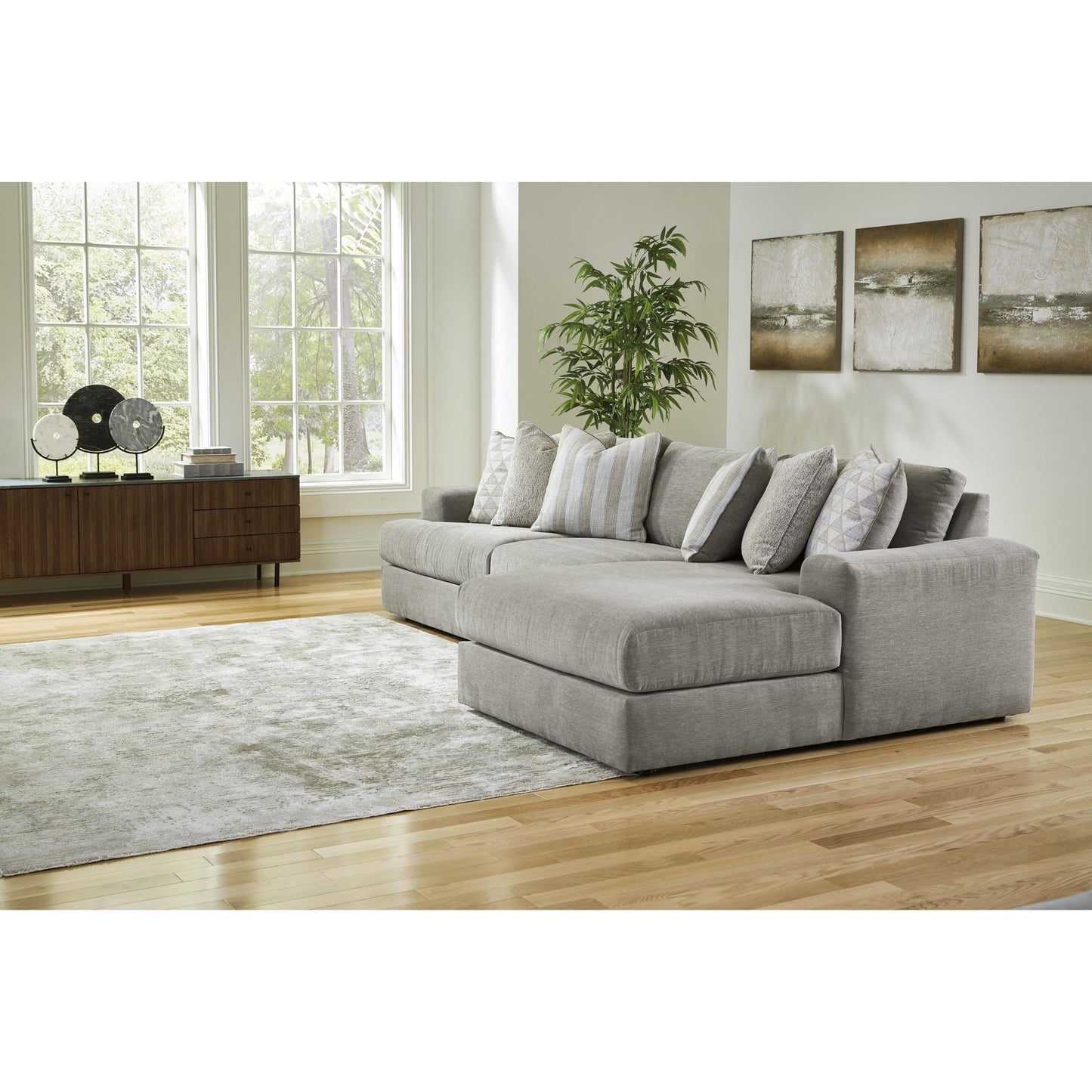 Signature Design by Ashley Avaliyah 58103S4 3 pc Sectional with Chaise - American Furniture of Slidell
