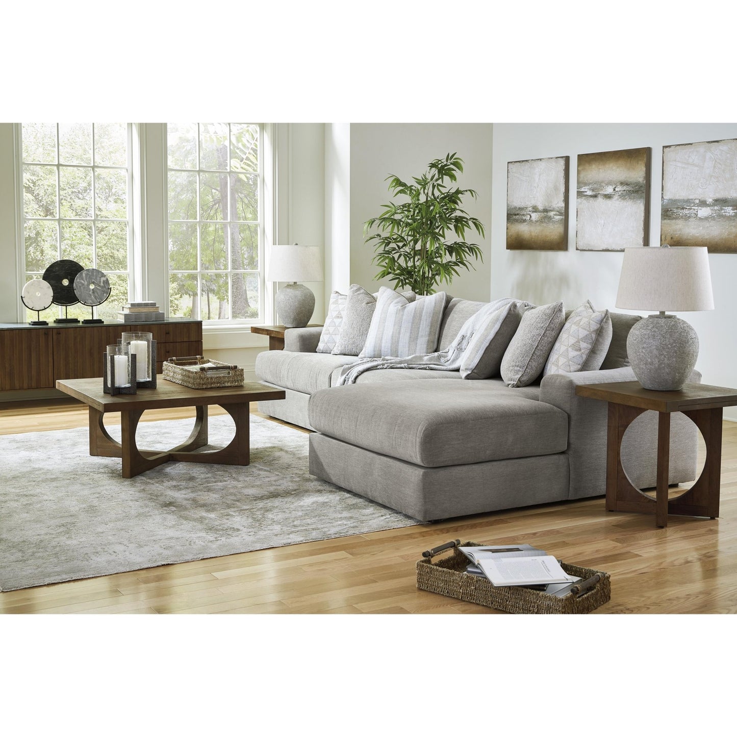 Signature Design by Ashley Avaliyah 58103S4 3 pc Sectional with Chaise - American Furniture of Slidell