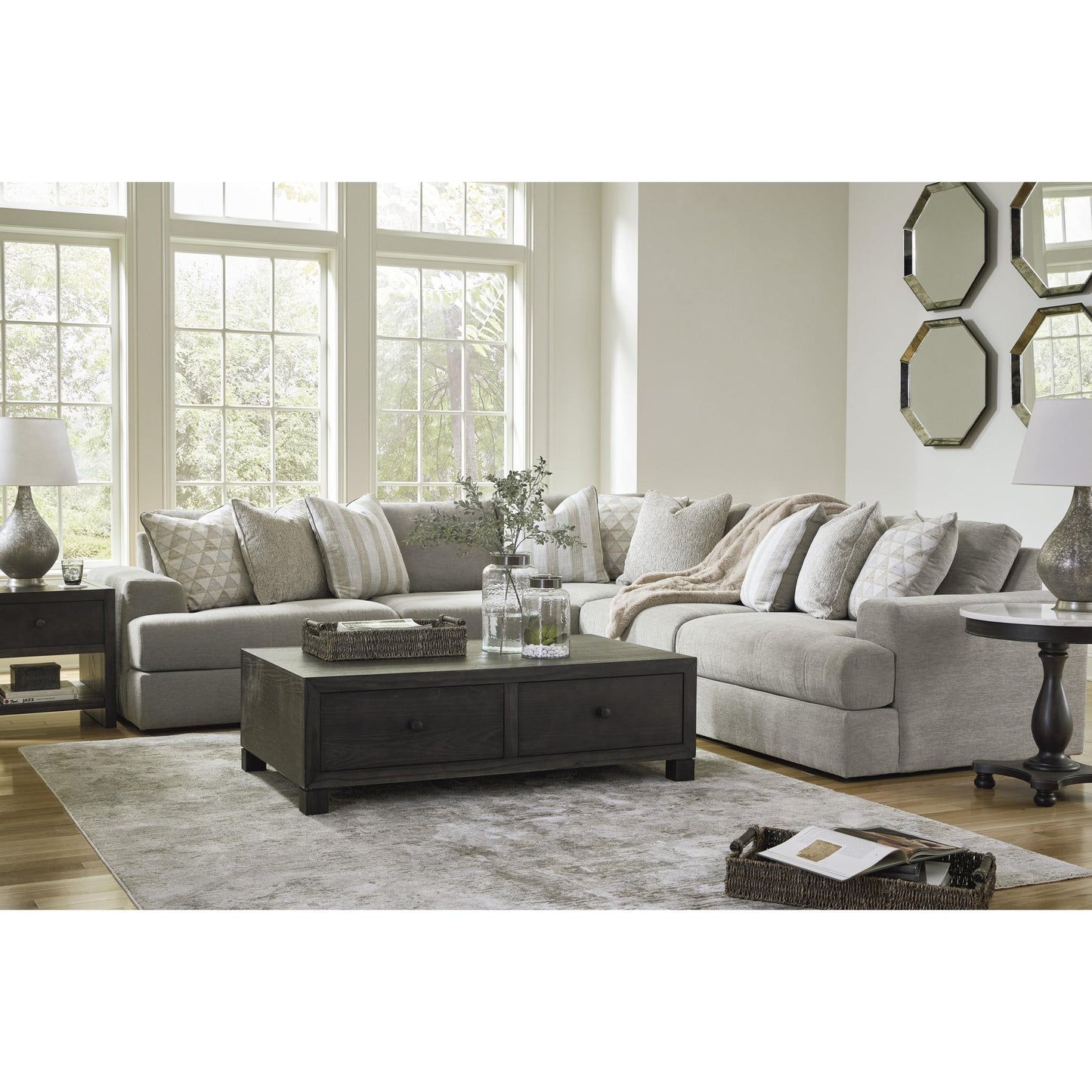 Signature Design by Ashley Avaliyah 58103S6 5 pc Sectional - American Furniture of Slidell