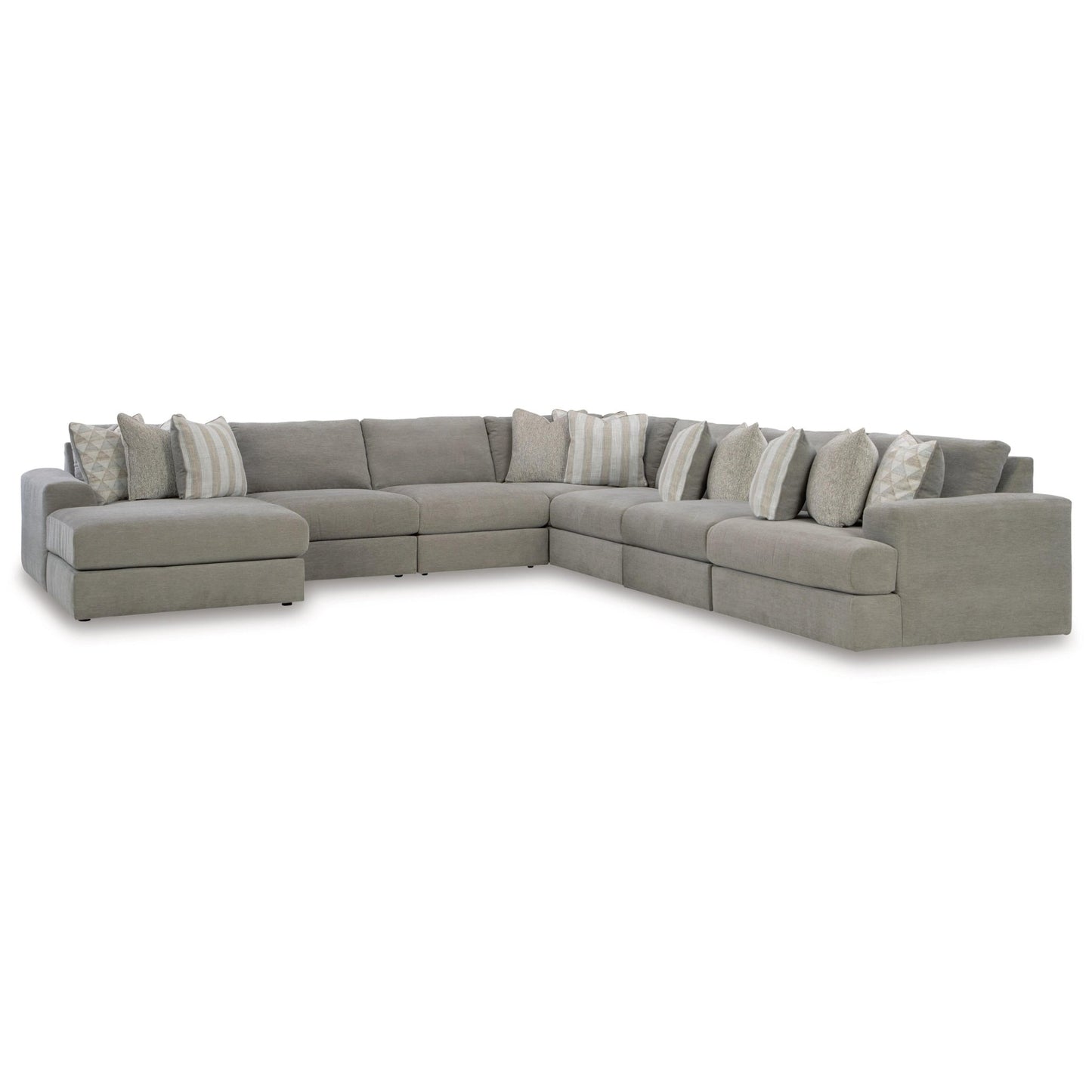 Signature Design by Ashley Avaliyah 58103S9 7 pc Sectional with Chaise - American Furniture of Slidell