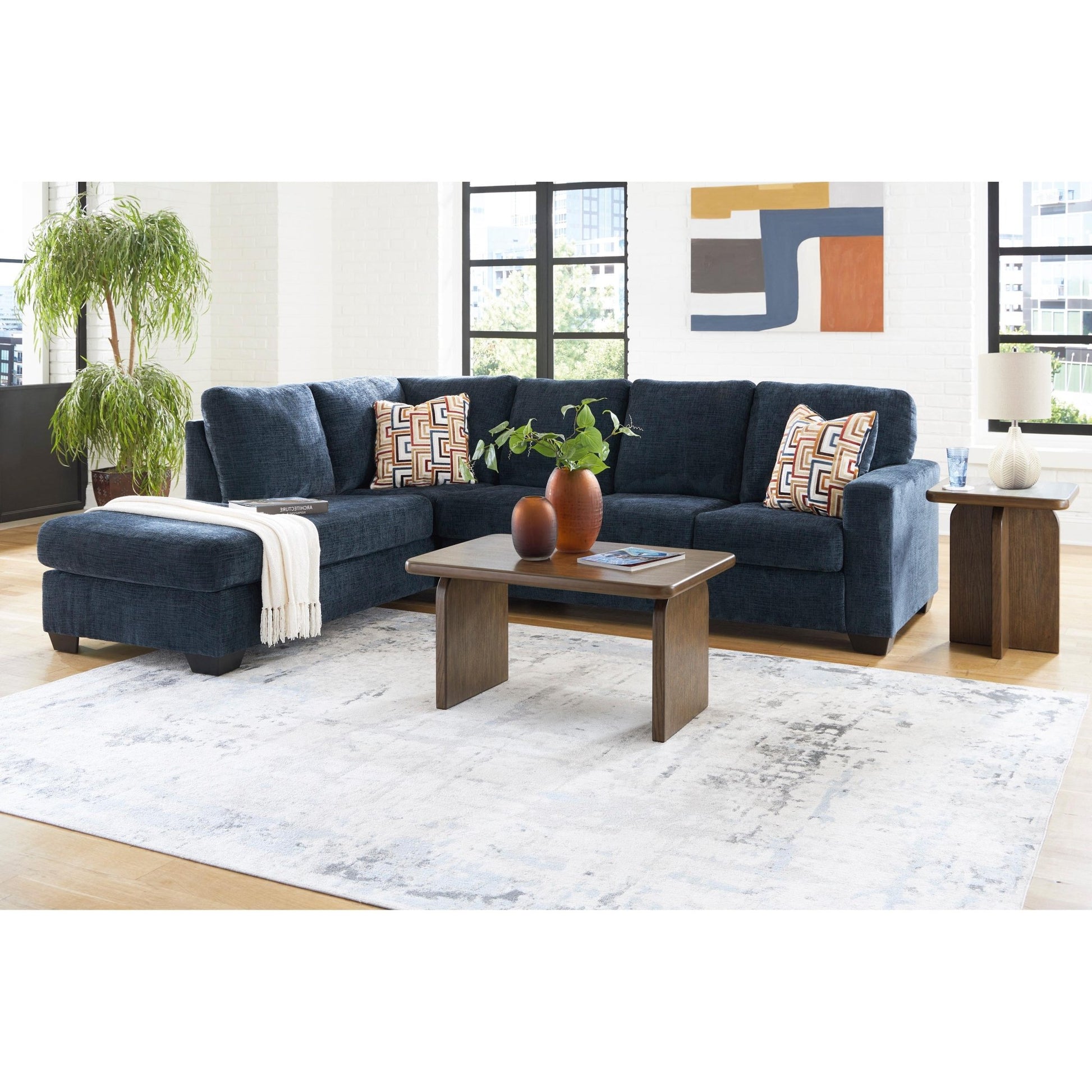 Signature Design by Ashley Aviemore 24303S1 2 pc Sectional with Chaise - American Furniture of Slidell