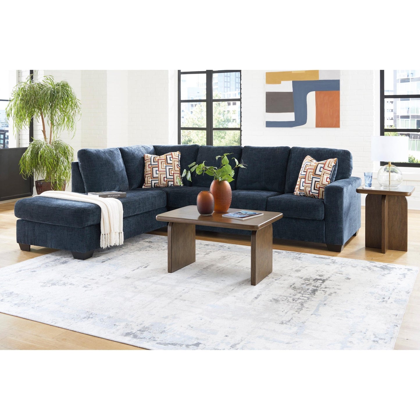Signature Design by Ashley Aviemore 24303S1 2 pc Sectional with Chaise - American Furniture of Slidell