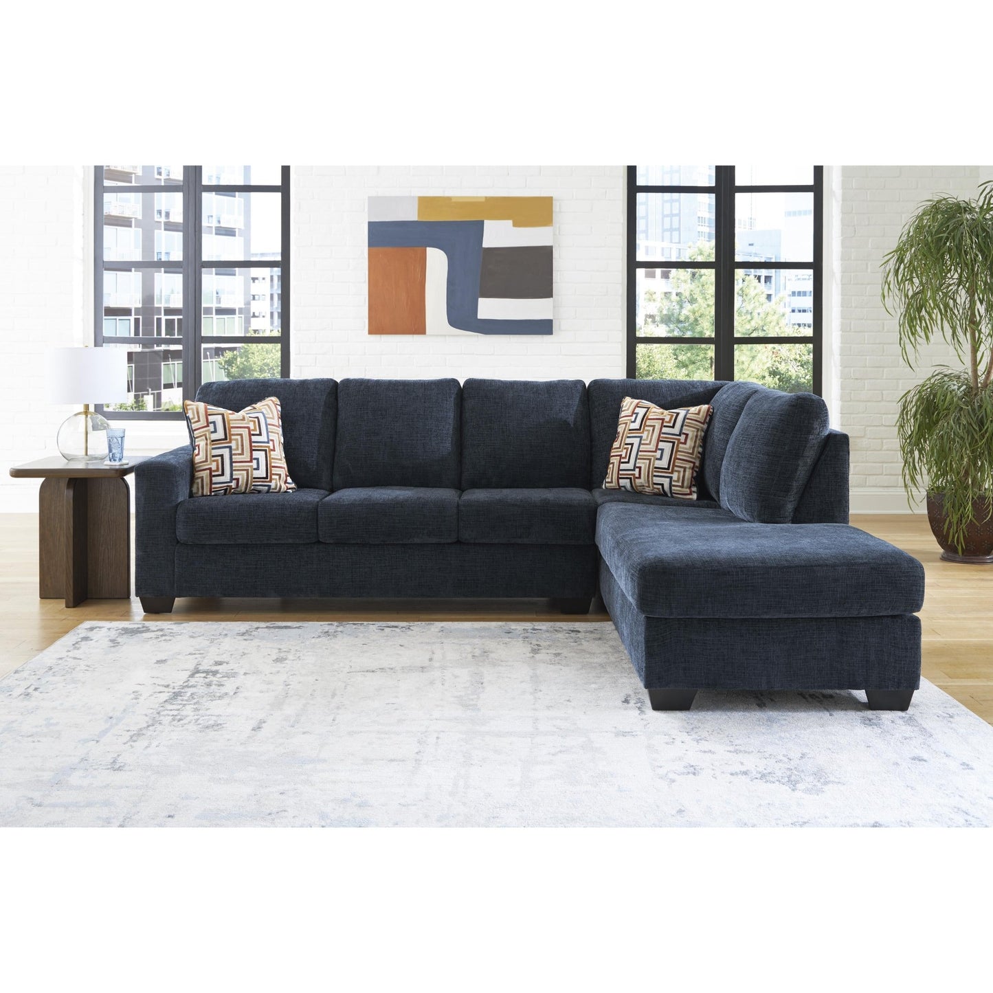 Signature Design by Ashley Aviemore 24303S2 2 pc Sectional with Chaise - American Furniture of Slidell