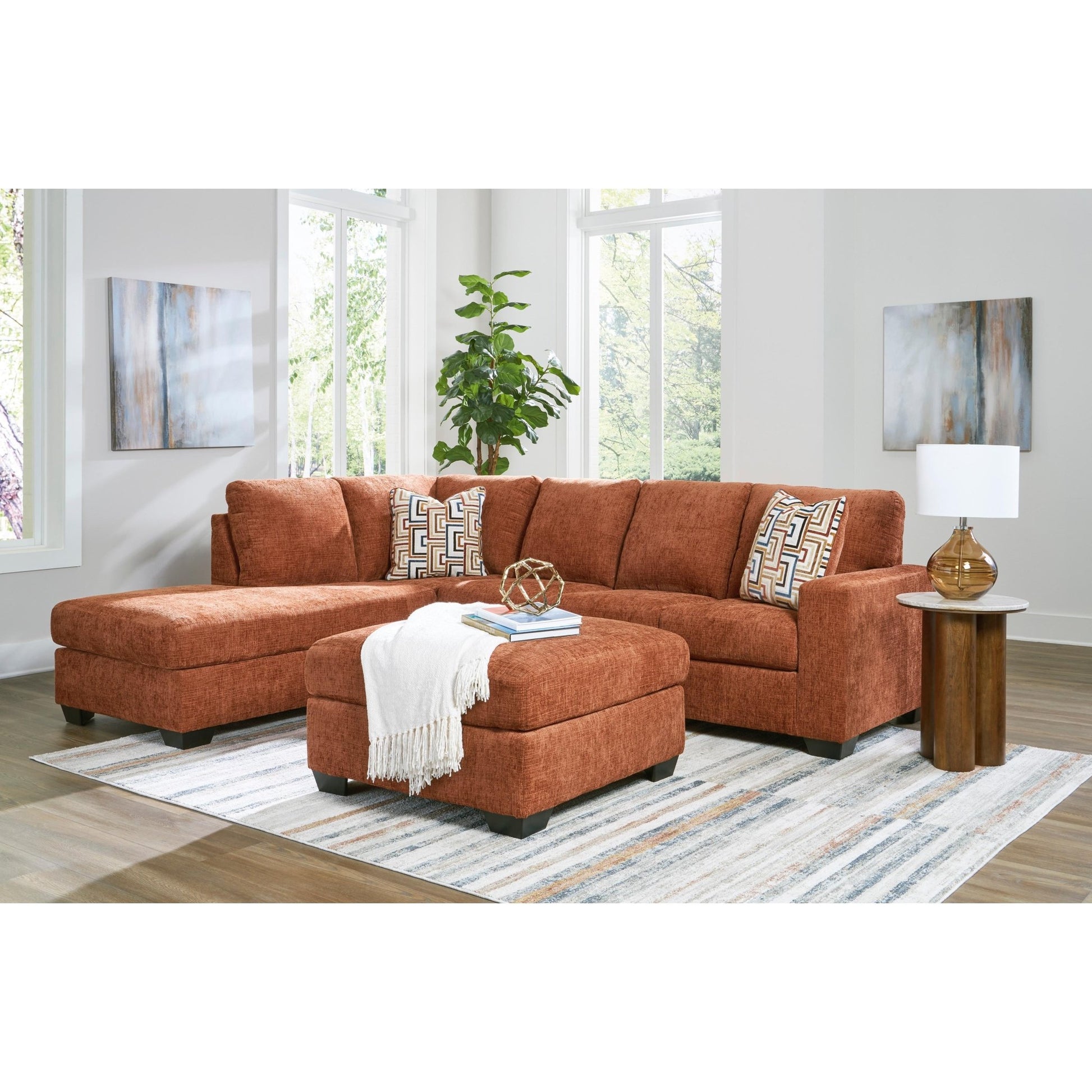 Signature Design by Ashley Aviemore 24304S1 2 pc Sectional with Chaise - American Furniture of Slidell