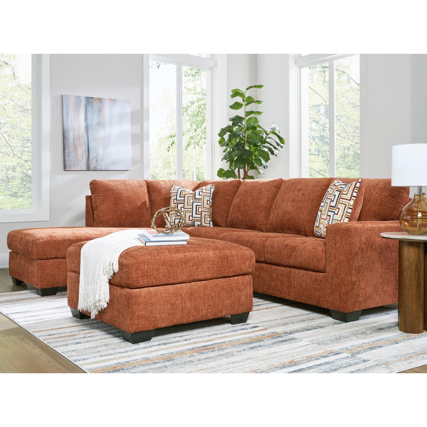 Signature Design by Ashley Aviemore 24304S1 2 pc Sectional with Chaise - American Furniture of Slidell