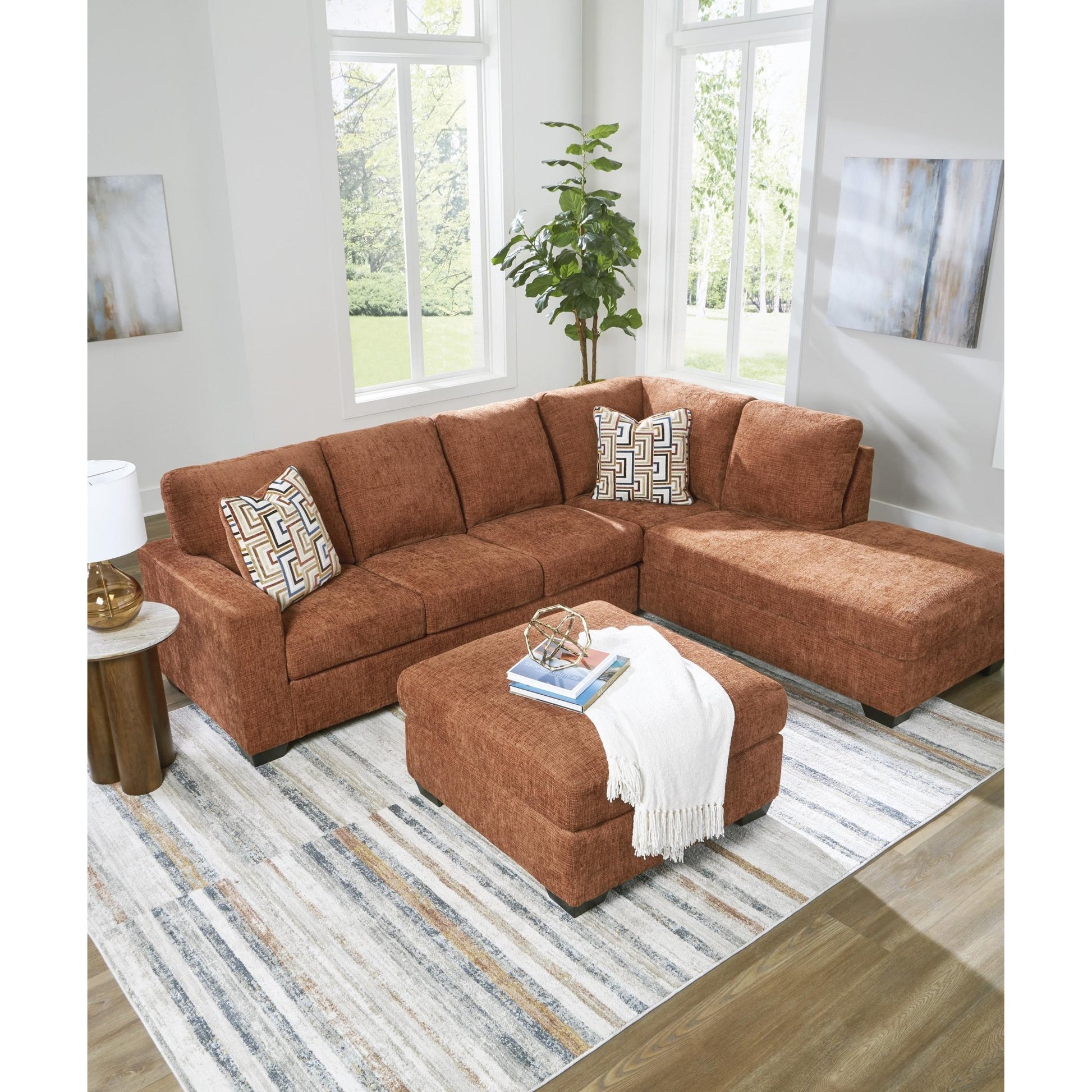 Signature Design by Ashley Aviemore 24304S2 2 pc Sectional with Chaise - American Furniture of Slidell