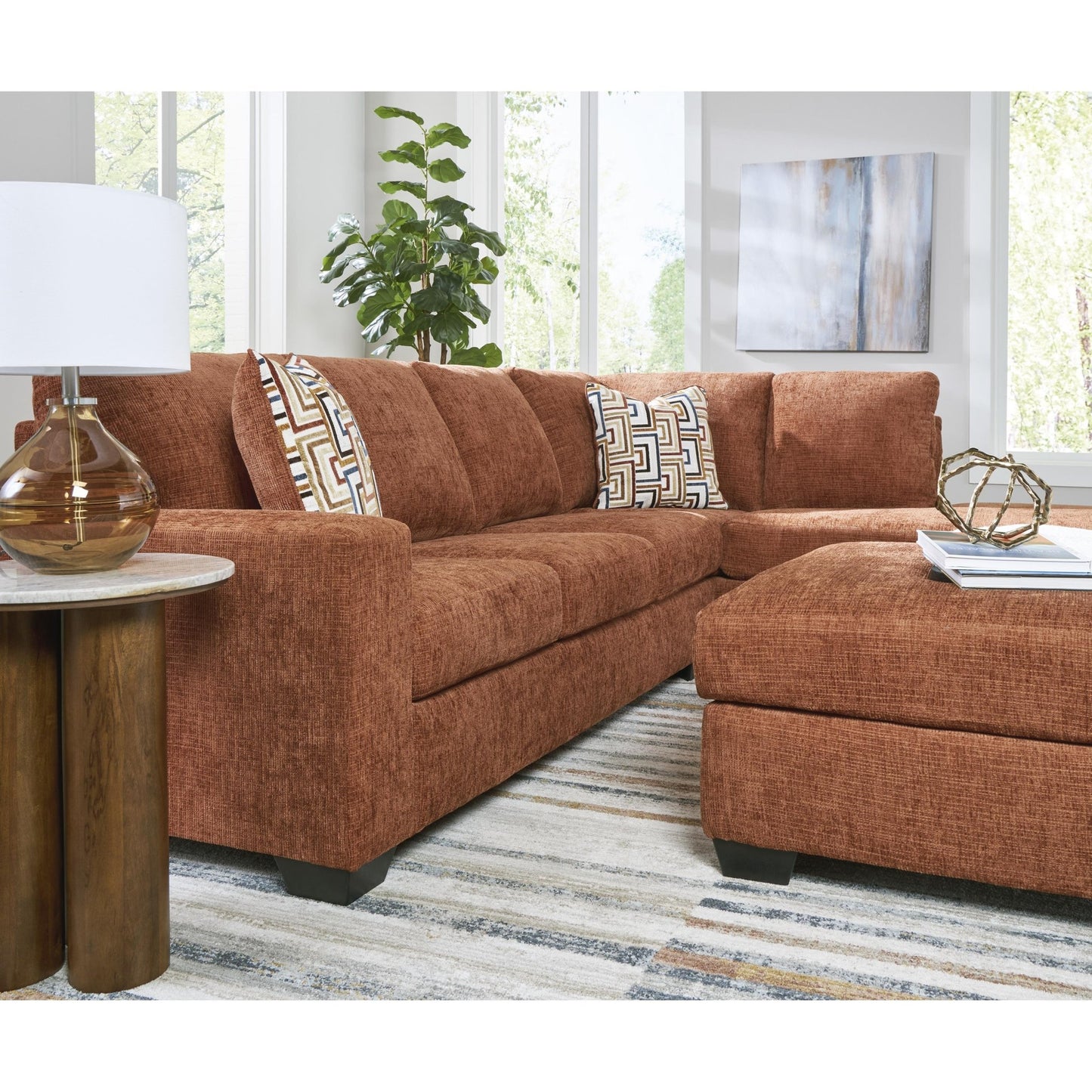 Signature Design by Ashley Aviemore 24304S2 2 pc Sectional with Chaise - American Furniture of Slidell