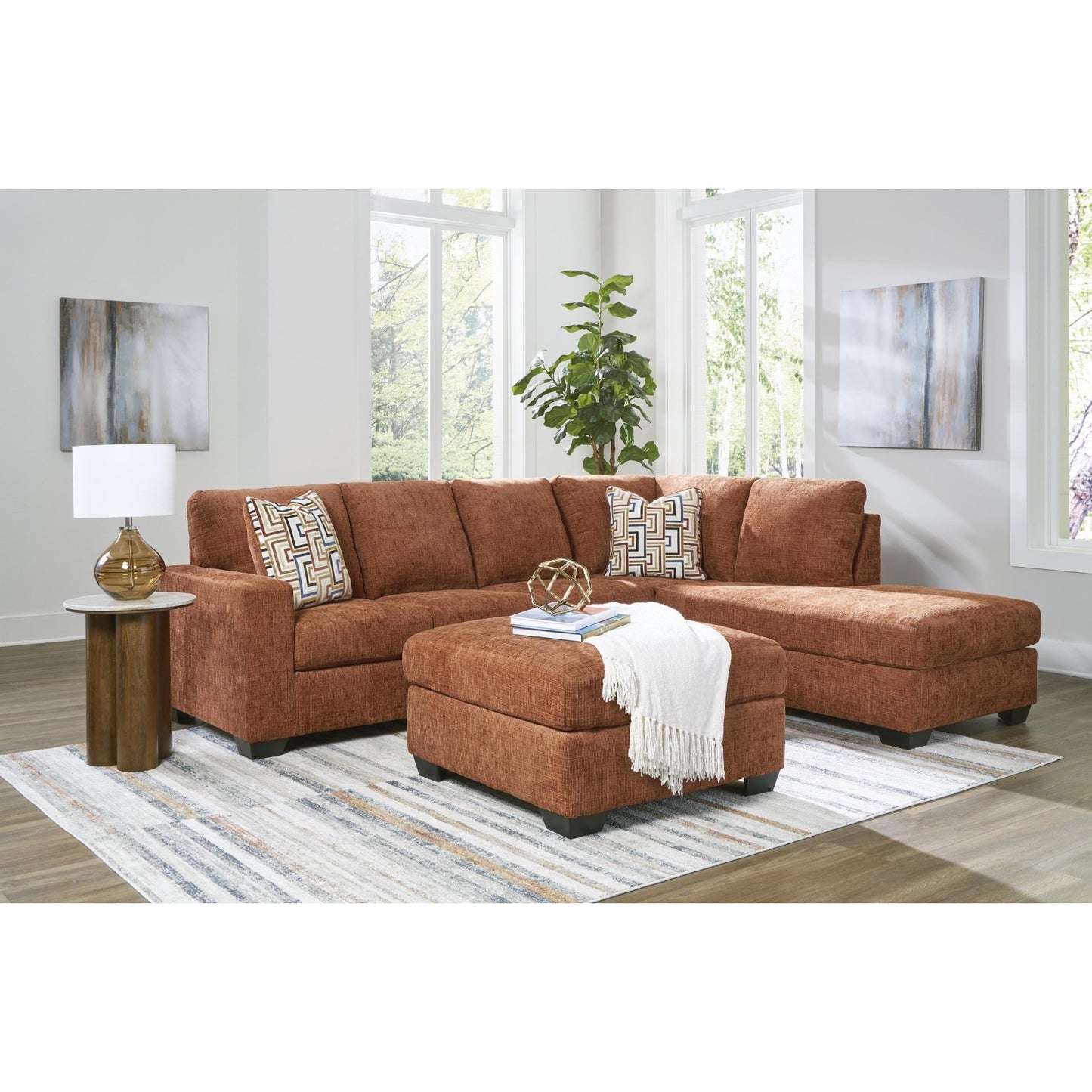Signature Design by Ashley Aviemore 24304S2 2 pc Sectional with Chaise - American Furniture of Slidell