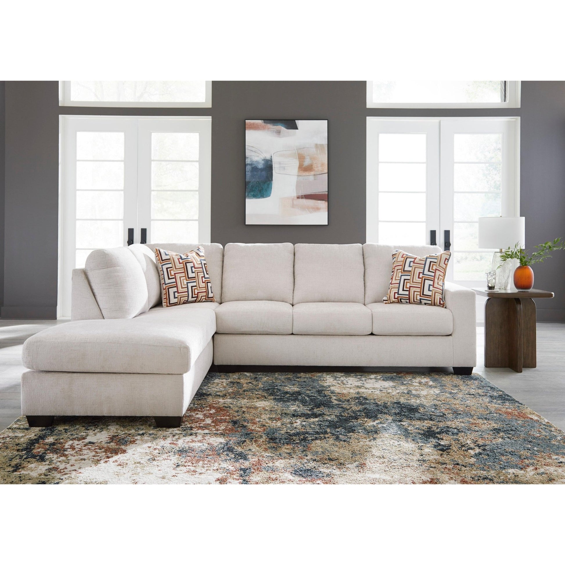 Signature Design by Ashley Aviemore 24305S1 2 pc Sectional with Chaise - American Furniture of Slidell