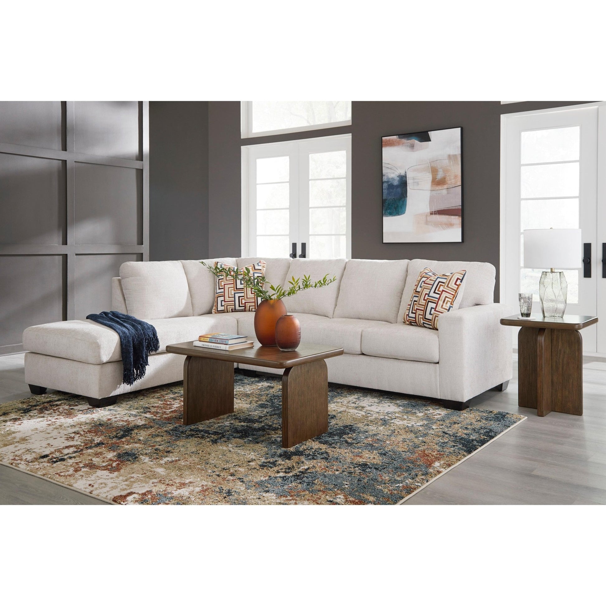 Signature Design by Ashley Aviemore 24305S1 2 pc Sectional with Chaise - American Furniture of Slidell