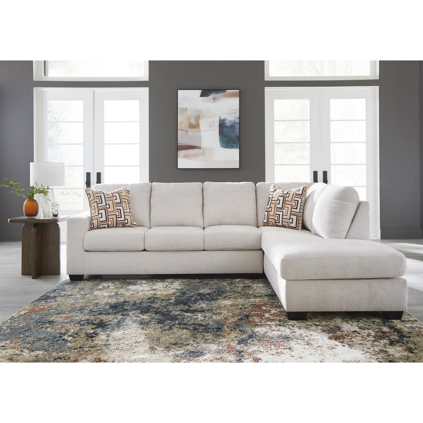 Signature Design by Ashley Aviemore 24305S2 2 pc Sectional with Chaise - American Furniture of Slidell
