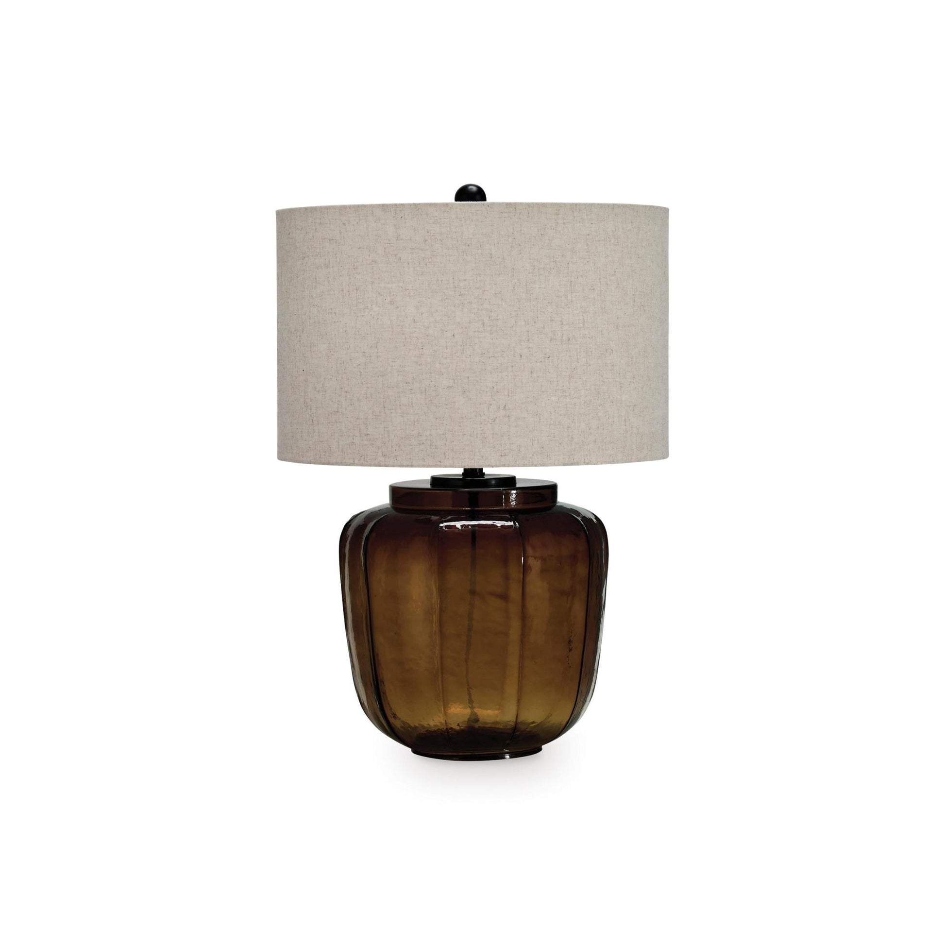 Signature Design by Ashley Bainmore L430914 Glass Table Lamp - American Furniture of Slidell