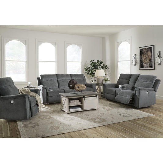 Signature Design by Ashley Barnsana 33202U2 3 pc Power Reclining Living Room Set - American Furniture of Slidell