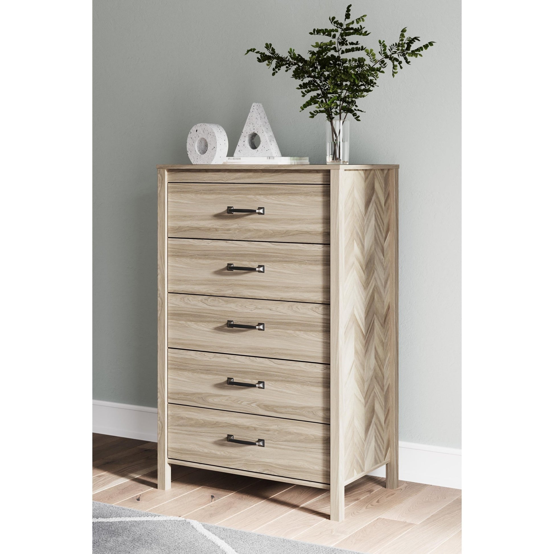 Signature Design by Ashley Battelle EB3929 - 245 Five Drawer Chest - American Furniture of Slidell