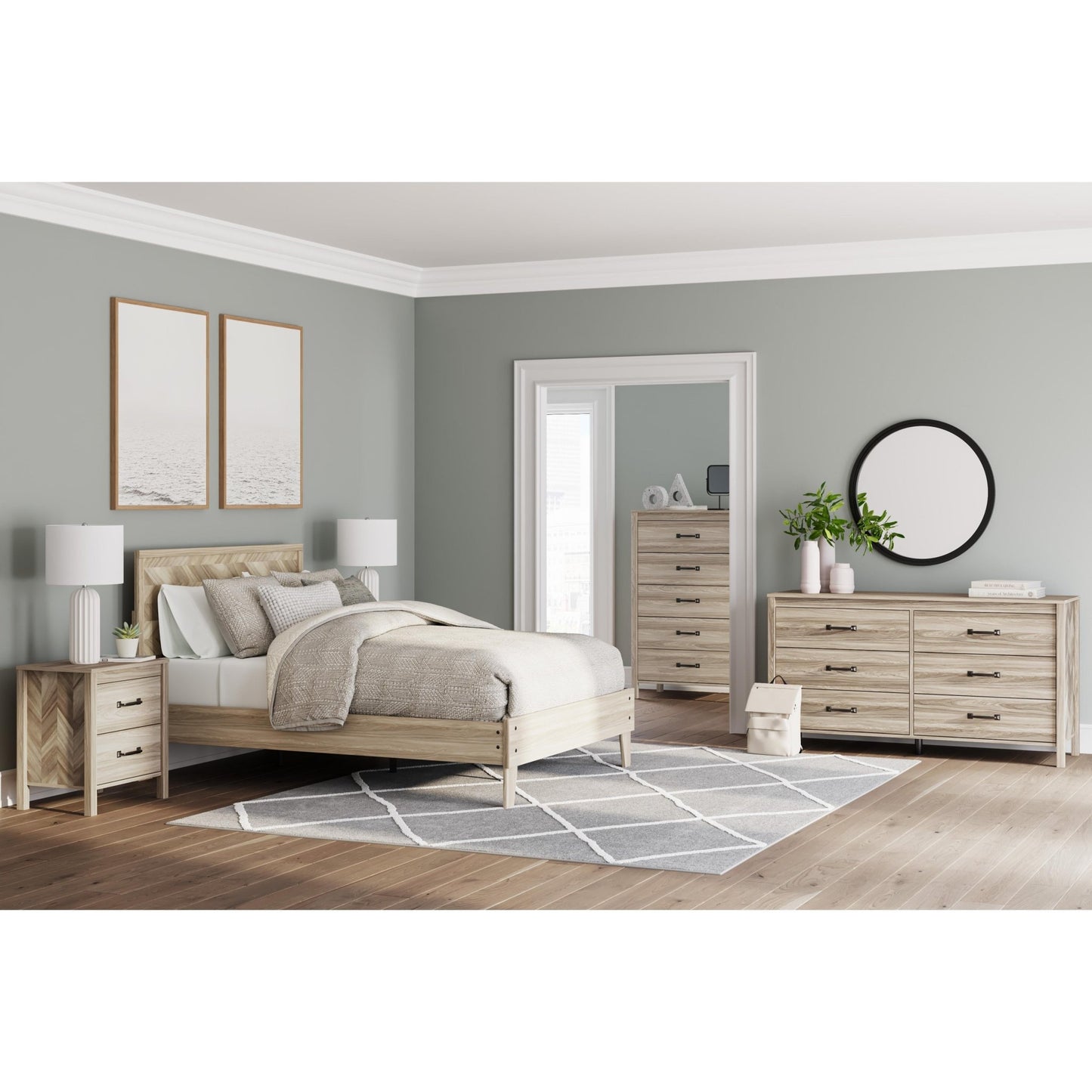 Signature Design by Ashley Battelle EB3929 - 245 Five Drawer Chest - American Furniture of Slidell