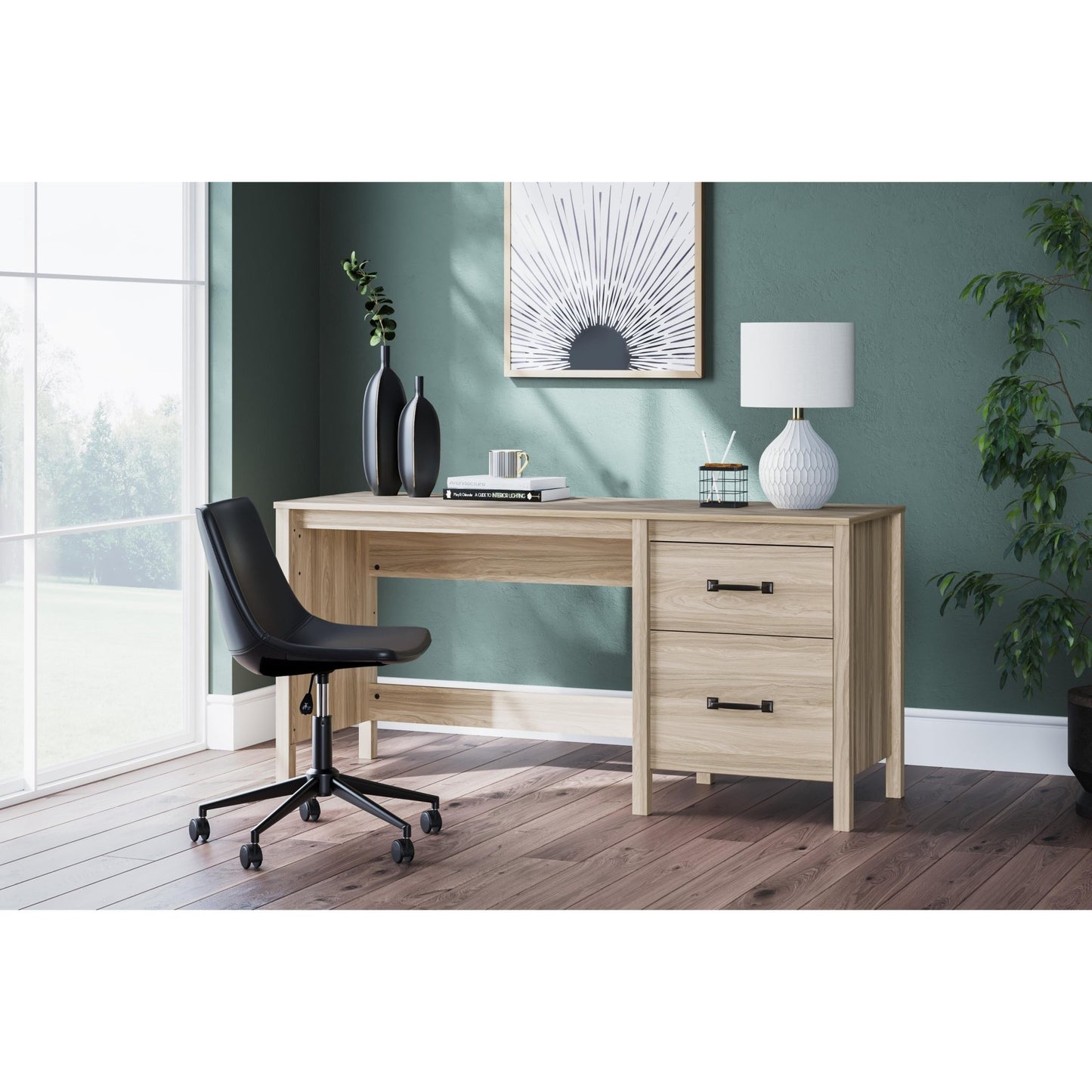 Signature Design by Ashley Battelle H3929 - 134 Home Office Desk - American Furniture of Slidell