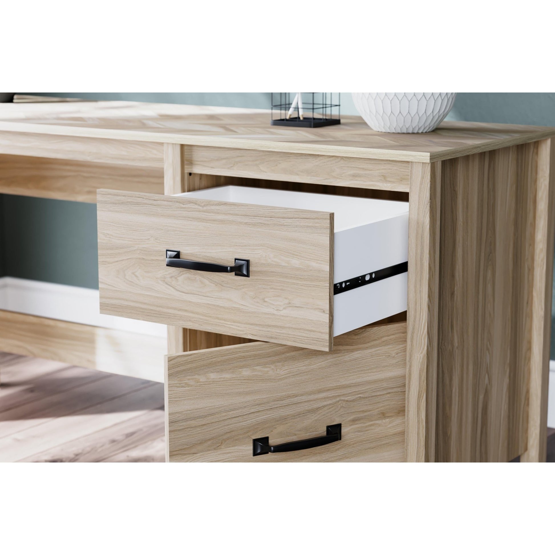 Signature Design by Ashley Battelle H3929 - 134 Home Office Desk - American Furniture of Slidell