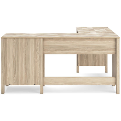 Signature Design by Ashley Battelle H3929H1 60" Home Office Desk with Return - American Furniture of Slidell