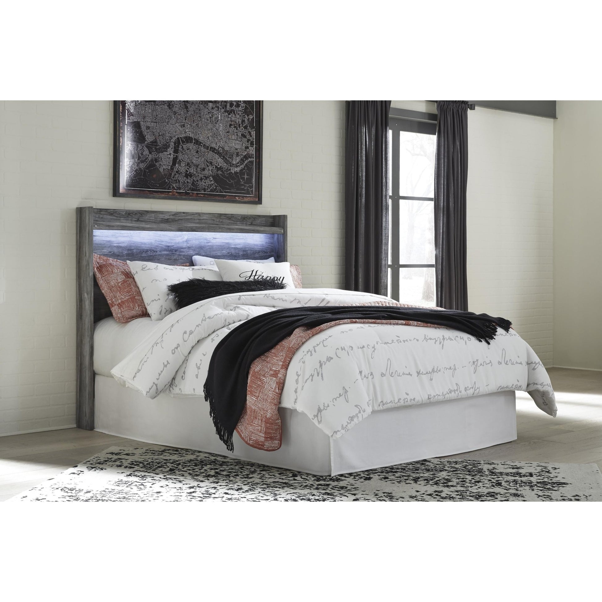 Signature Design by Ashley Baystorm B221 - 57 Queen Panel Headboard - American Furniture of Slidell