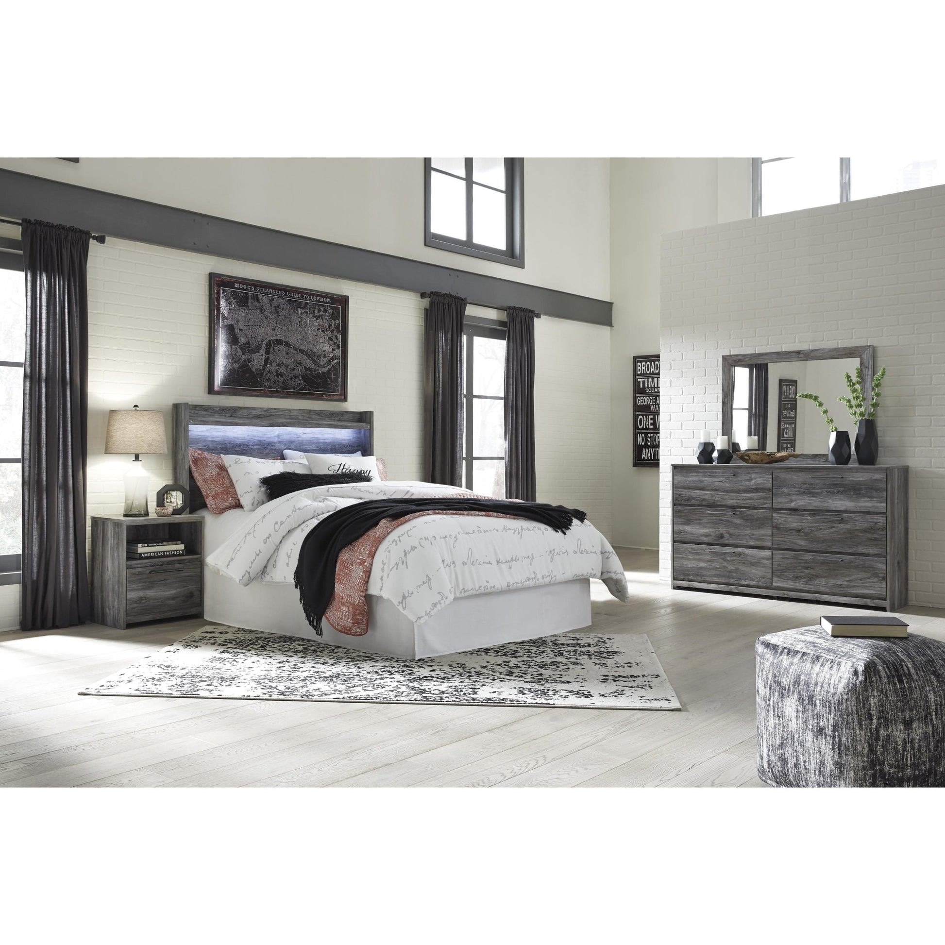 Signature Design by Ashley Baystorm B221 - 57 Queen Panel Headboard - American Furniture of Slidell