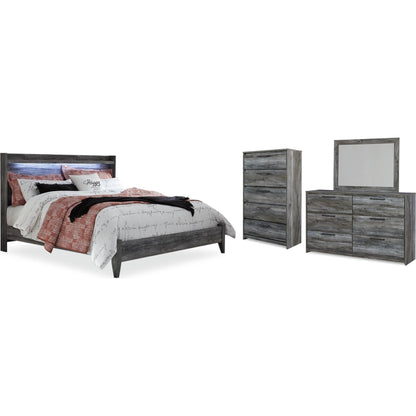 Signature Design by Ashley Baystorm B221B52 6 pc King Panel Bedroom Set - American Furniture of Slidell