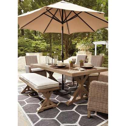 Signature Design by Ashley Beachcroft P791 - 600 Bench with Cushion - American Furniture of Slidell