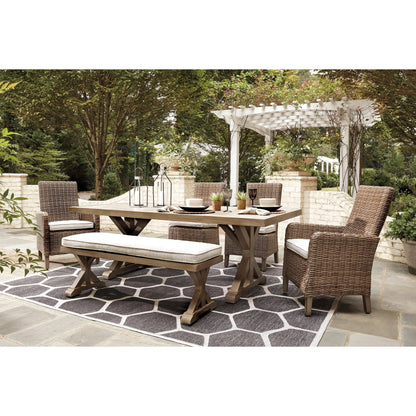 Signature Design by Ashley Beachcroft P791 - 600 Bench with Cushion - American Furniture of Slidell